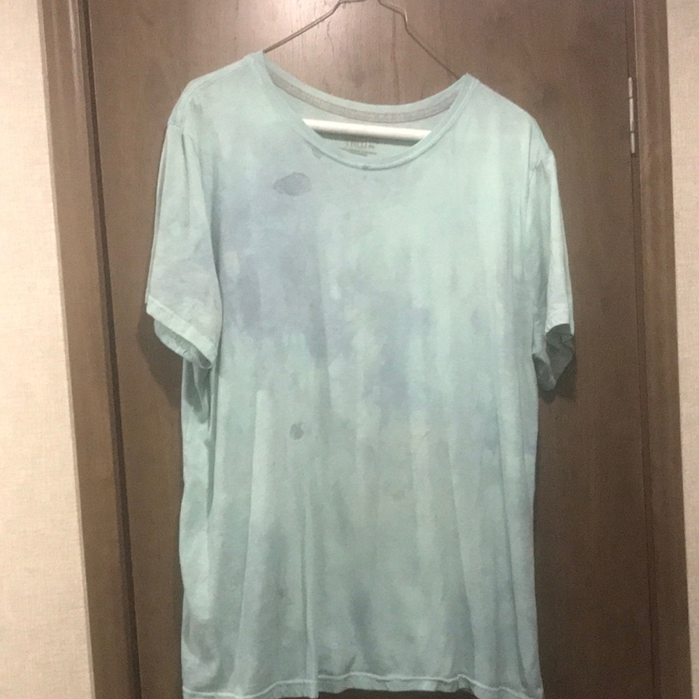 Grunge custom dyed oversized tee